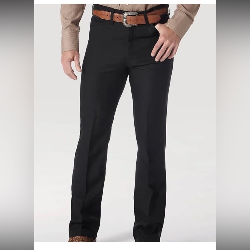 Vintage Men’s Wrangler ranch pants 80's Black Wrangler, Bootcut NWOT 40/30